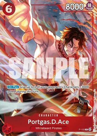 Portgas.D.Ace (Premium Card Collection -Flame-Flame Fruit Coliseum Edition-) (P-153) - One Piece Promotion Cards Foil