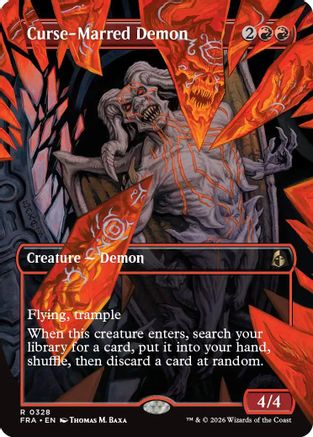 Curse-Marred Demon (Borderless) (FRA-328) - Reality Fracture Foil