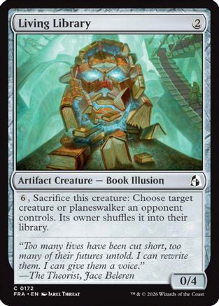 Living Library (FRA-172) - Reality Fracture Foil