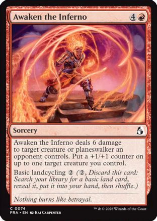 Awaken the Inferno (FRA-074) - Reality Fracture Foil
