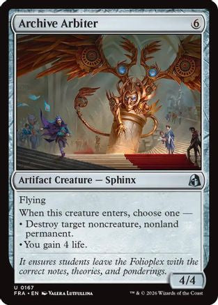 Archive Arbiter (FRA-167) - Reality Fracture Foil