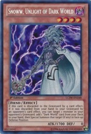 Snoww, Unlight of Dark World [LCJW-EN248] Secret Rare