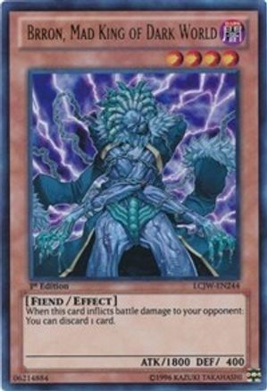 Brron, Mad King of Dark World [LCJW-EN244] Ultra Rare