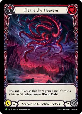 Cleave the Heavens (GEM192) - GEM Pack 6 Rainbow Foil