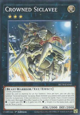 Crowned Siclavee (BETB-EN045) - Beyond the Brave 1st Edition
