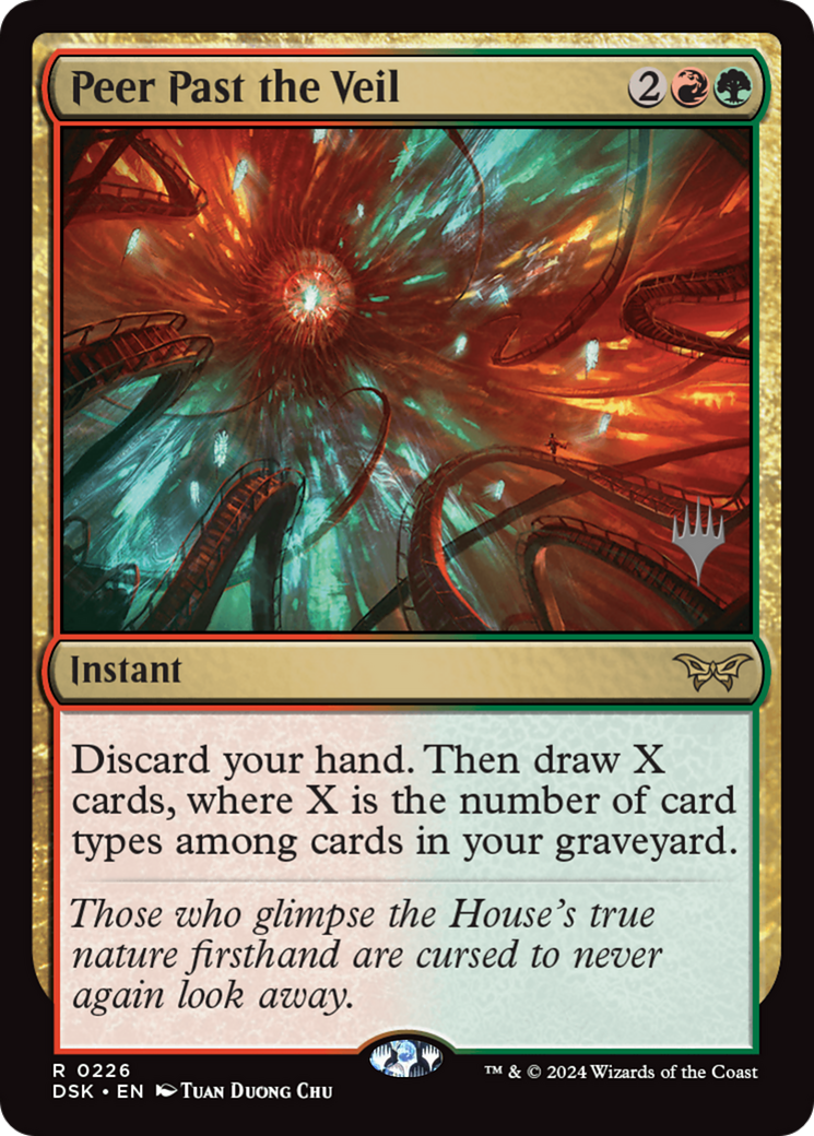 Peer Past the Veil (Promo Pack) [Duskmourn: House of Horror Promos]