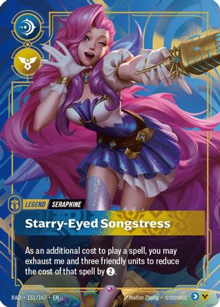 Seraphine, Starry-Eyed Songstress (151/167) - Radiance Foil (Riftbound TCG)