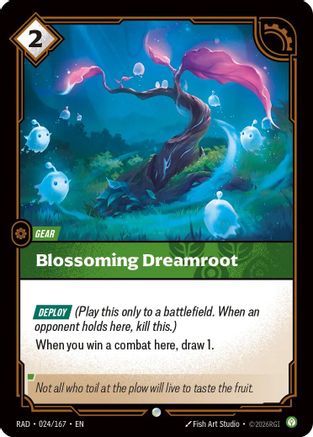 Blossoming Dreamroot (024/167) - Radiance  (Riftbound TCG)