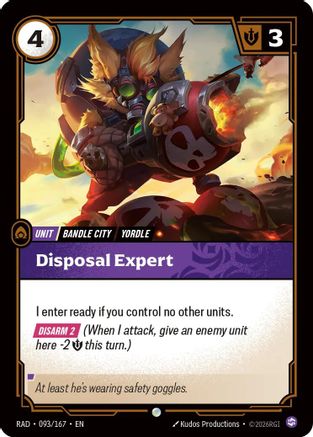Disposal Expert (093/167) - Radiance  (Riftbound TCG)