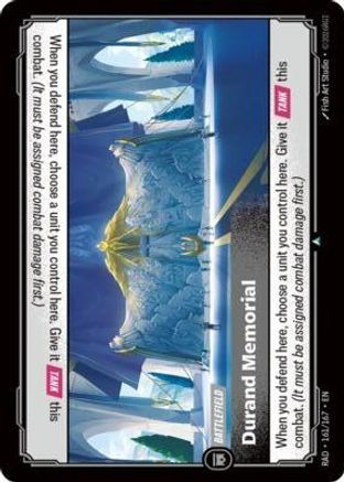 Durand Memorial (161/167) - Radiance Foil (Riftbound TCG)