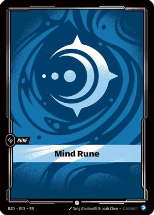 Mind Rune (R03) - Radiance Foil (Riftbound TCG)
