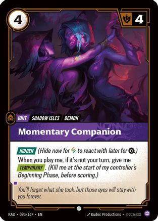 Momentary Companion (095/167) - Radiance  (Riftbound TCG)