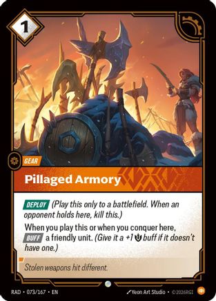 Pillaged Armory (073/167) - Radiance  (Riftbound TCG)
