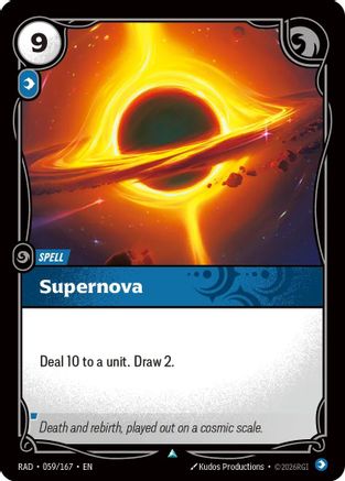 Supernova (059/167) - Radiance Foil (Riftbound TCG)
