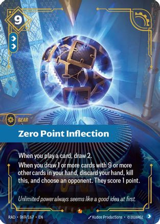 Zero Point Inflection (069/167) - Radiance Foil (Riftbound TCG)