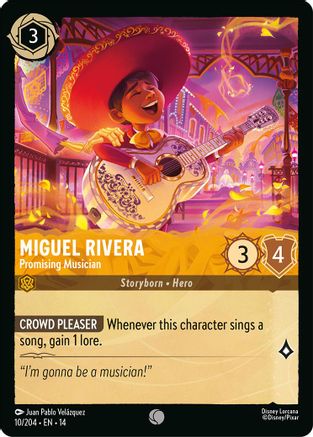 Miguel Rivera - Promising Musician (10/204) - Hyperia City Cold Foil