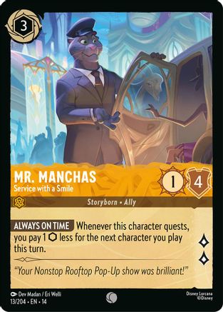Mr. Manchas - Service with a Smile (13/204) - Hyperia City