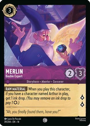 Merlin - Bauble Expert (39/204) - Hyperia City Cold Foil
