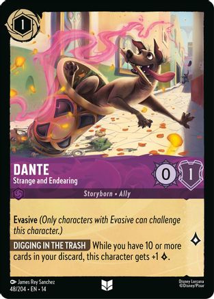 Dante - Strange and Endearing (48/204) - Hyperia City Cold Foil