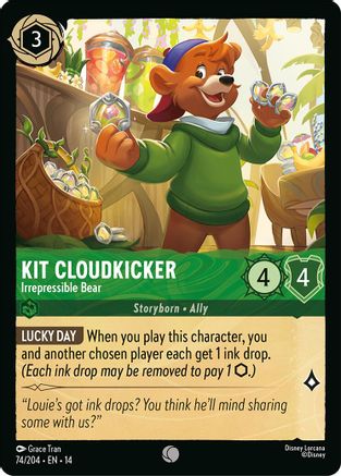 Kit Cloudkicker - Irrepressible Bear (74/204) - Hyperia City