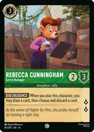 Rebecca Cunningham - Savvy Manager (80/204) - Hyperia City