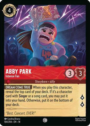 Abby Park - Intense Fan (104/204) - Hyperia City