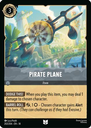 Pirate Plane (202/204) - Hyperia City Cold Foil