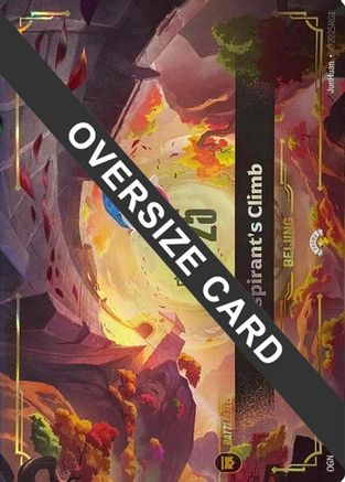 Aspirant's Climb (Oversized) (276a/298) - Riftbound Worlds Bundle 2025 Foil (Riftbound TCG)