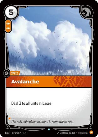Avalanche (079/167) - Radiance  (Riftbound TCG)