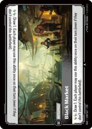Black Market (158/167) - Radiance Foil (Riftbound TCG)