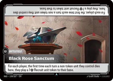 Black Rose Sanctum (159/167) - Radiance  (Riftbound TCG)