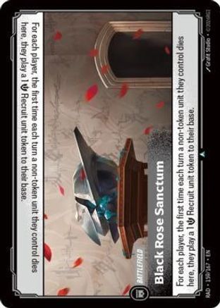 Black Rose Sanctum (159/167) - Radiance Foil (Riftbound TCG)