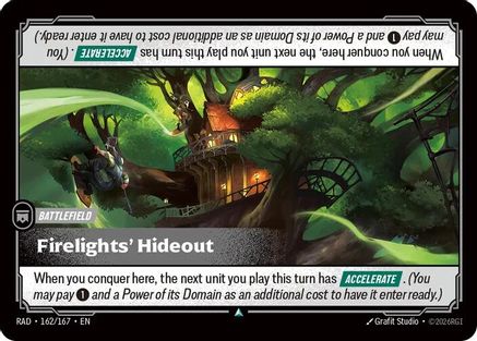 Firelights' Hideout (162/167) - Radiance Foil (Riftbound TCG)