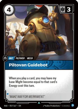 Piltovan Guidebot (057/167) - Radiance  (Riftbound TCG)