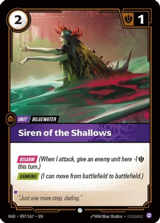 Siren of the Shallows (097/167) - Radiance Foil (Riftbound TCG)