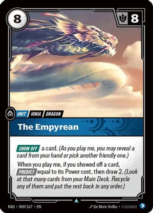 The Empyrean (060/167) - Radiance  (Riftbound TCG)