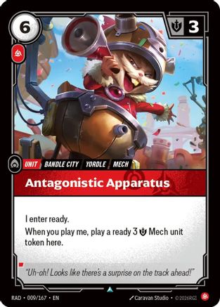 Antagonistic Apparatus (009/167) - Radiance Foil (Riftbound TCG)