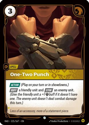 One-Two Punch (121/167) - Radiance  (Riftbound TCG)