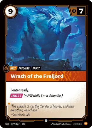 Wrath of the Freljord (077/167) - Radiance  (Riftbound TCG)