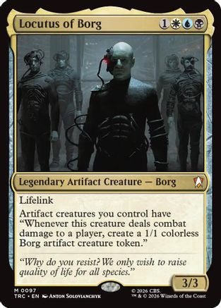 Locutus of Borg (Surge Foil) (TRC-097) - Commander: Star Trek Foil
