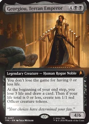 Georgiou, Terran Emperor (Extended Art) (TRK-457) - Star Trek Foil