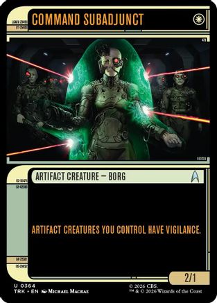 Command Subadjunct (Showcase) (TRK-364) - Star Trek