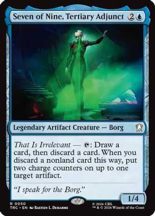 Seven of Nine, Tertiary Adjunct (TRC-050) - Commander: Star Trek