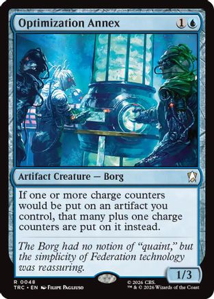 Optimization Annex (Surge Foil) (TRC-048) - Commander: Star Trek Foil