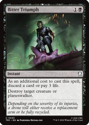 Bitter Triumph (Surge Foil) (TRC-445) - Commander: Star Trek Foil