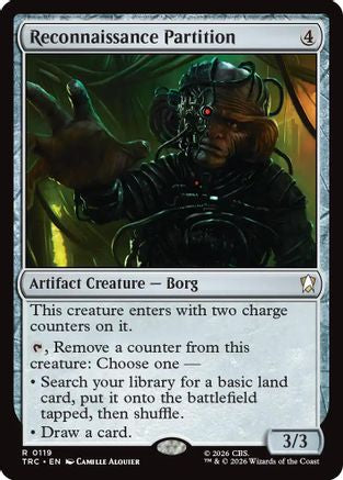 Reconnaissance Partition (Surge Foil) (TRC-119) - Commander: Star Trek Foil