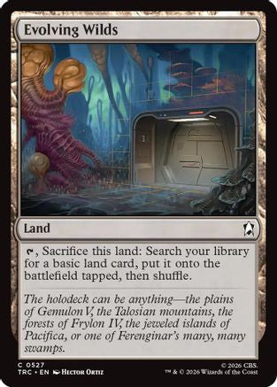 Evolving Wilds (Surge Foil) (TRC-527) - Commander: Star Trek Foil