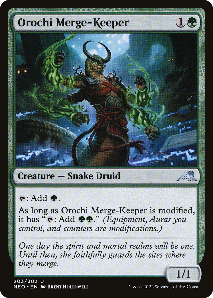 Orochi Merge-Keeper [Kamigawa: Neon Dynasty]