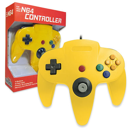 Nintendo 64 Controller - Yellow (Old Skool)