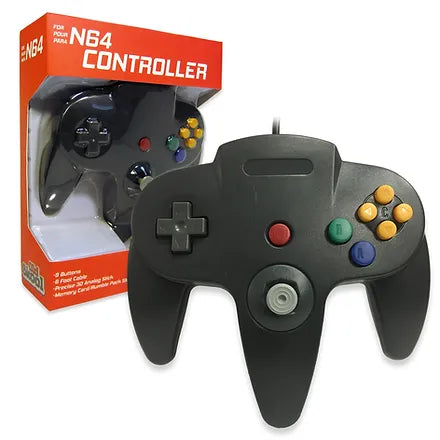 Nintendo 64 Controller - Black (Old Skool)